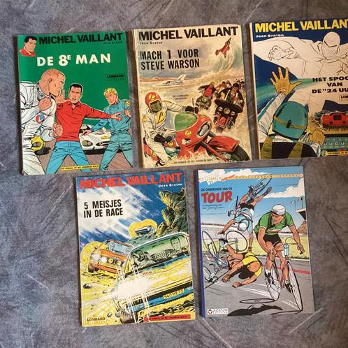 Strips Michel Vaillant - lot van 5 albums, Boeken, Stripverhalen, Gelezen, Meerdere stripboeken, Ophalen of Verzenden