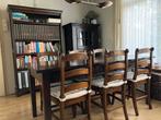Mooie meubelset; eettafel 6 pers, servieskast en boekenkast, Huis en Inrichting, Ophalen