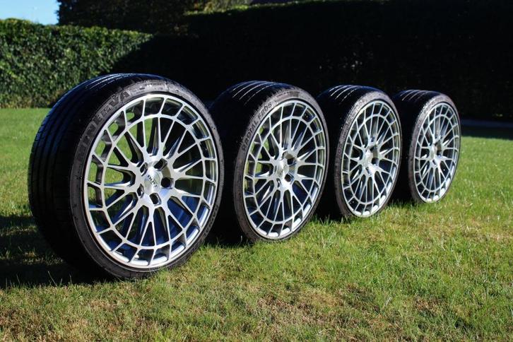 19 inch DOTZ velgen met banden als nieuw 5x112, Auto-onderdelen, Banden en Velgen, Banden en Velgen, 19 inch, 225 mm, Personenwagen