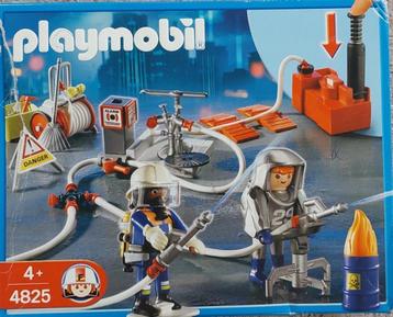 Playmobil Pompiers avec Pompe - 4825