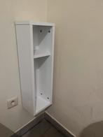 Wit open hangend nachtkastje, Ophalen, Minder dan 45 cm, 55 tot 70 cm, Zo goed als nieuw