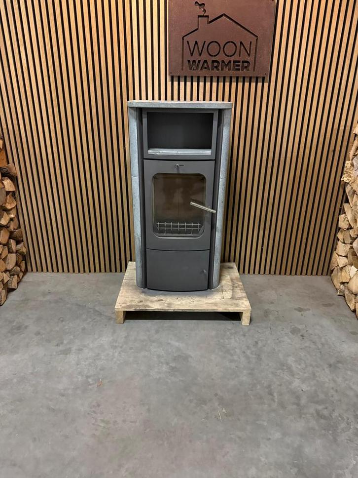 25156 Speksteenkachel Caminos 3-7kw, Huis en Inrichting, Kachels, Gebruikt, Vrijstaand, Houtkachel, Hout, Ophalen