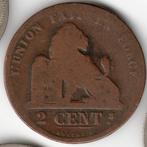 Belgique : 2 Centimes 1871 Morin 208 Ref 12741, Timbres & Monnaies, Monnaies | Belgique, Bronze, Enlèvement ou Envoi, Monnaie en vrac