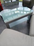 tv meubel met draai plateau, Gebruikt, Ophalen, Glas