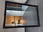 Grote spiegel met houten kader, Huis en Inrichting, Woonaccessoires | Spiegels, Ophalen, Zo goed als nieuw