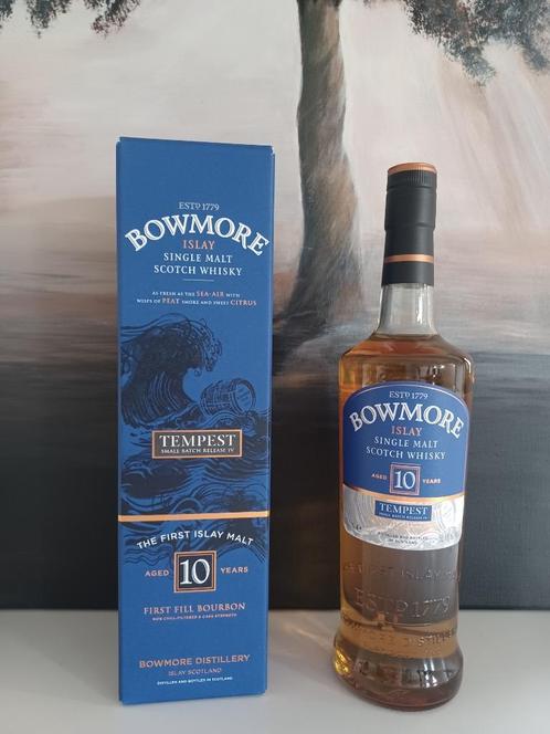 Whisky: Bowmore Tempest batch 4, Verzamelen, Wijnen, Vol, Ophalen of Verzenden