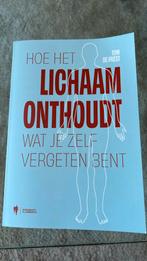 Hoe het lichaam onthoudt wat je zelf vergeten bent, Boeken, Gezondheid, Dieet en Voeding, Ophalen of Verzenden, Tom de Prest