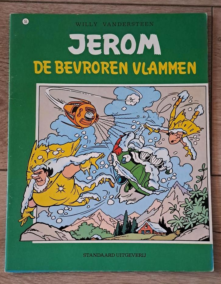 55 - Jerom - De Bevroren Vlammen, Boeken, Stripverhalen, Gelezen, Eén stripboek, Ophalen of Verzenden