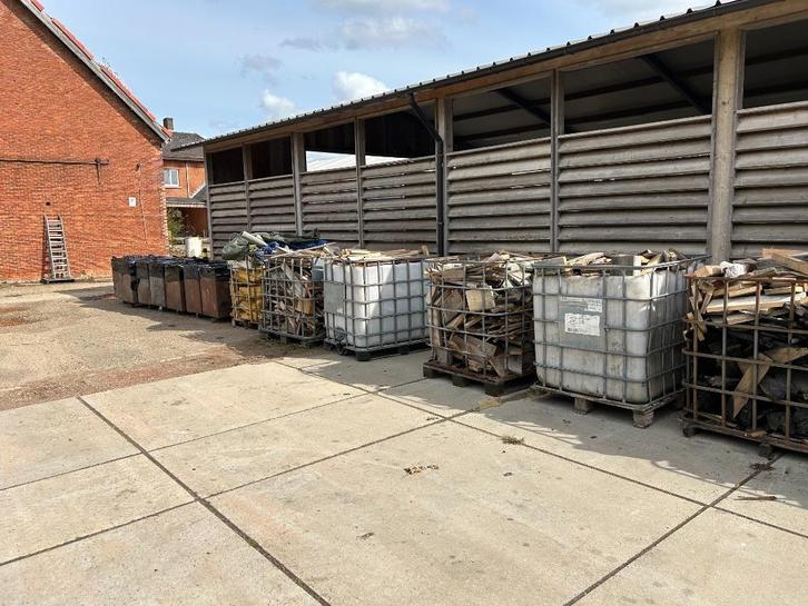 ibc container met brandhout, Doe-het-zelf en Bouw, Containers, Ophalen of Verzenden