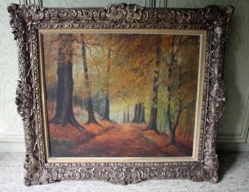 Schilderij ‘dreef in de herfst’ beschikbaar voor biedingen