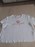 Korte dames t-shirt ' Monki' maat S, Wit, Ophalen of Verzenden, Zo goed als nieuw, Korte mouw