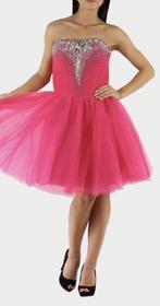 cocktailjurk donkerroze maat 34, 36, 38 sale, Kleding | Dames, Nieuw, Cocktailjurk, Ophalen of Verzenden, Roze