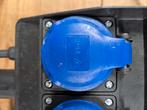Dubbel stopcontact met timer ip44, Ophalen of Verzenden, Zo goed als nieuw, Stopcontact