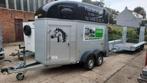 Te huur paardentrailer   0486539529, Animaux & Accessoires, Remorque 2 chevaux, Enlèvement ou Envoi, Neuf, Aluminium