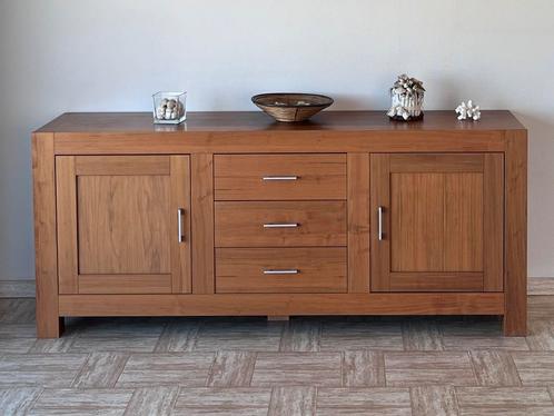 Massief houten dressoir, Huis en Inrichting, Kasten | Dressoirs, Zo goed als nieuw, Ophalen