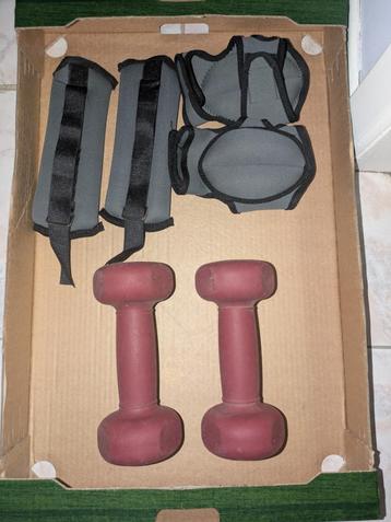 Poids pour poignets et chevilles (4) plus deux poids de 3kg  beschikbaar voor biedingen