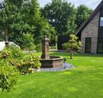 Oud roestlook Franse fontein, Tuin en Terras, Ophalen of Verzenden, Nieuw, Beton, Fontein