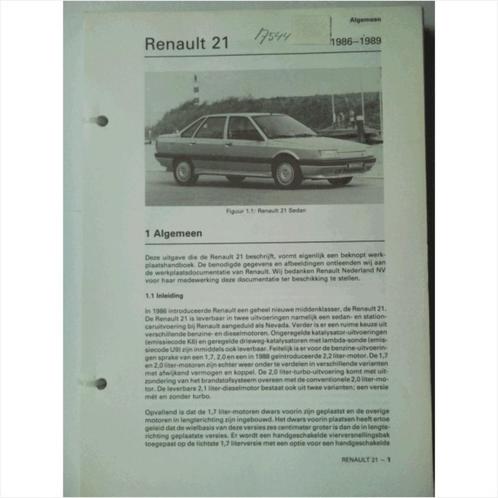 Renault 21 Vraagbaak losbladig 1986-1989 #1 Nederlands, Boeken, Auto's | Boeken, Gelezen, Renault, Ophalen of Verzenden