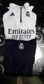 Traingspak Real Madrid, Ophalen, Maat 48/50 (M), Wit, Nieuw