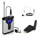 Microfoonsysteem draadloze lavaliermicrofoon voor laptop en, Muziek en Instrumenten, Microfoons, Ophalen of Verzenden, Nieuw, Instrumentmicrofoon