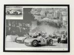 Gelimiteerde poster Formule 1 GP Monaco 1955 + COA + kaart, 50 tot 75 cm, Ophalen of Verzenden, Zo goed als nieuw, Foto of Poster