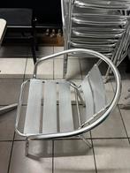 Tables et chaises de terrasse, Comme neuf, Empilable, Aluminium