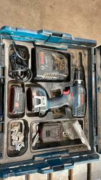 Bosch blauw accuboormachine, Doe-het-zelf en Bouw, Gereedschap | Boormachines, Ophalen, Gebruikt, Boormachine