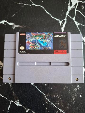 Super Nintendo-spellen! Schildpadden op tijd! beschikbaar voor biedingen