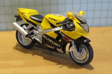 Suzuki GSX-R600 1:18 zwart/geel blister beschikbaar voor biedingen