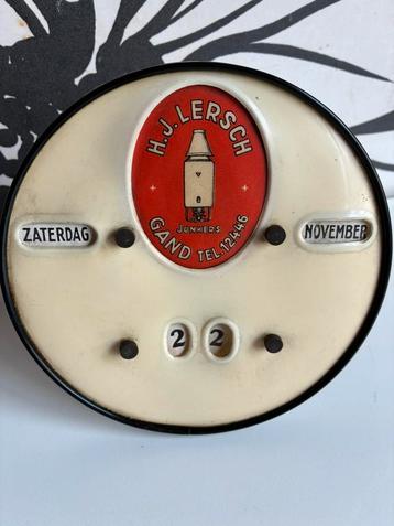 Calendrier perpétuel vintage Junkers, Enlèvement ou Envoi, Utilisé, Autres types