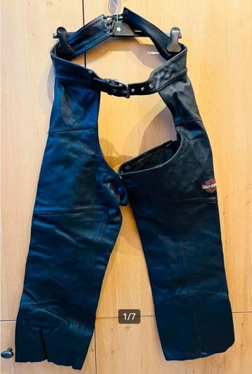 Harley-Davidson lederen chaps (maat L) beschikbaar voor biedingen