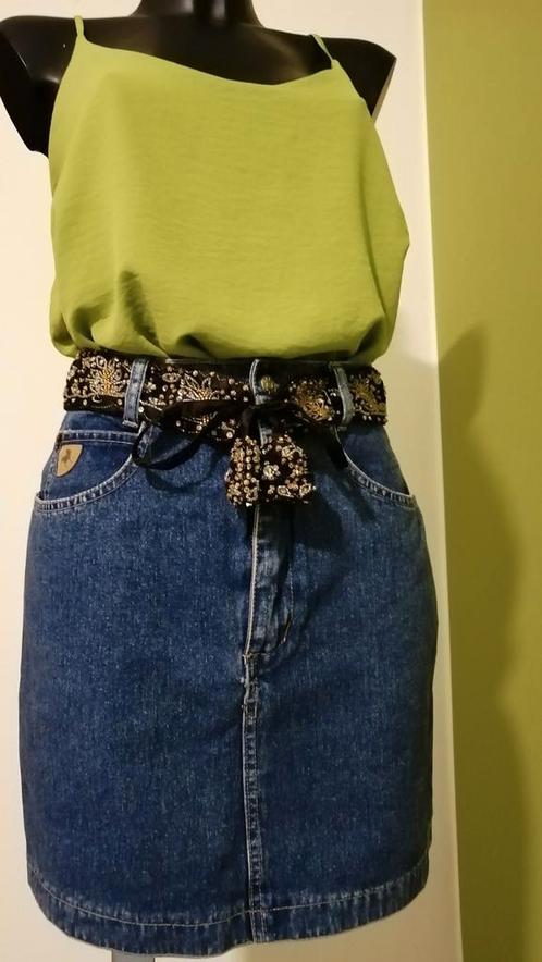 Lois minirok Vintage 45 jaar oud, Kleding | Dames, Rokken, Gedragen, Maat 34 (XS) of kleiner, Blauw, Boven de knie, Verzenden