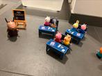 Peppa pig klaslokaal + popjes, Kinderen en Baby's, Speelgoed | Overig, Ophalen, Zo goed als nieuw