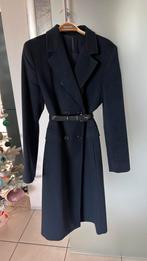 Mantel Max Mara belgishe 38 donkerblauw, Ophalen of Verzenden, Zo goed als nieuw, Blauw