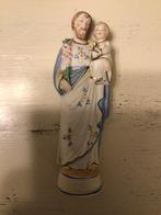 Beeldje st jozef met kindje jezus biscuit,, Antiek en Kunst, Antiek | Religieuze voorwerpen, Ophalen of Verzenden
