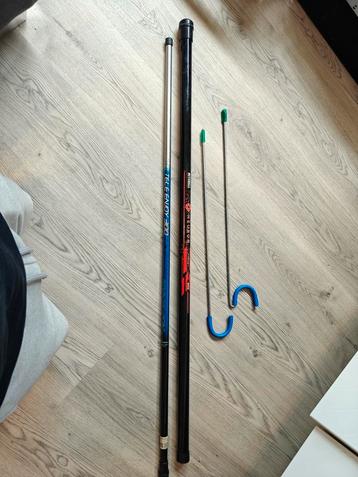 2 vaste stokken 3 en 6 meter  beschikbaar voor biedingen
