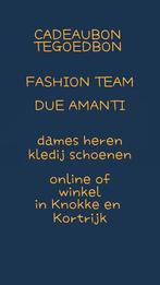 Cadeaubon DUE AMANTI & FASHION TEAM man vrouw, Ophalen, Nieuw