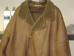 Warme winterjas in daim., Ophalen, Gedragen, Maat 56/58 (XL), Bruin