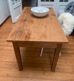 Rustieke eiken keukentafel 1.37 cm lang x 76 breed x 78 hoog, Antiek en Kunst, Ophalen