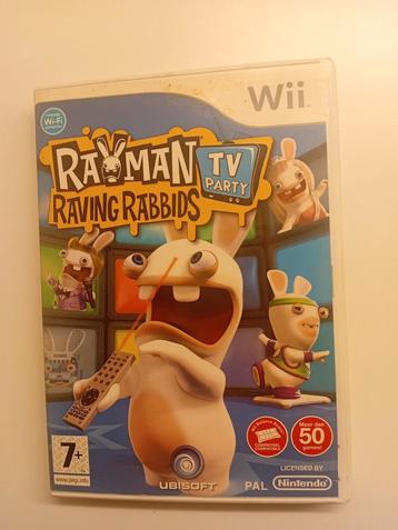 Rayman raving rabbids tv party voor Nintendo wii, Ophalen of Verzenden, Zo goed als nieuw