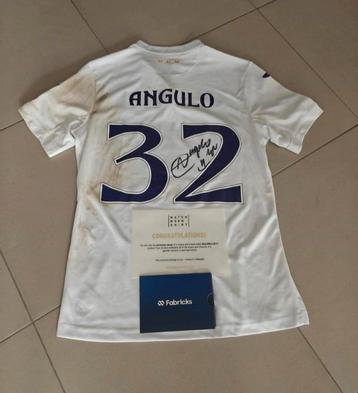 RSC Anderlecht matchwornshirt Angulo met certificaat, Enlèvement ou Envoi, Comme neuf, Maillot