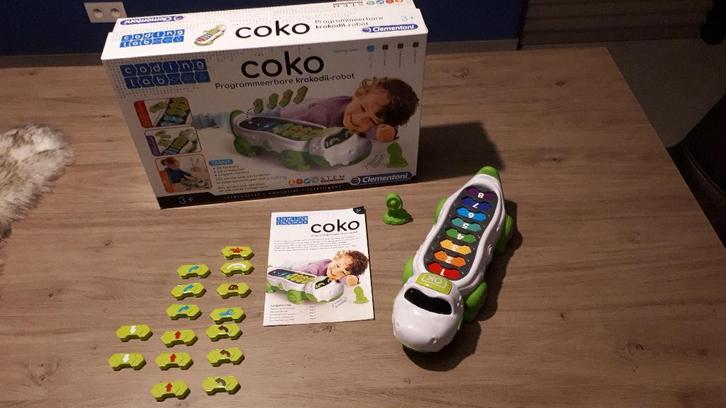 COKO-programeerbare krokodil-robot- 3+ -in doos-goede staat, Kinderen en Baby's, Speelgoed | Educatief en Creatief, Zo goed als nieuw