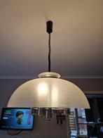 Hanglamp in chroom en lucite, Huis en Inrichting, Ophalen, Overige materialen, 50 tot 75 cm, Vintage Dome hanglamp Doria Leuchten, Duitsland, jaren 60