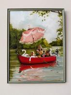 Lisa Finch - Waterbirds, Antiek en Kunst, Kunst | Schilderijen | Modern, Ophalen