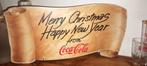 Vintage Merry Christmas kartonnen advertentie van Coca-Cola, Verzamelen, Merken en Reclamevoorwerpen, Ophalen of Verzenden, Gebruikt