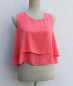 Koraalkleurige top S, Kleding | Dames, Topjes, Ophalen of Verzenden, Zo goed als nieuw, Maat 36 (S)