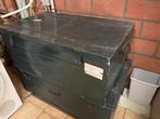 2 Grote ijzeren kisten, Doe-het-zelf en Bouw, Kratten en Dozen, Ophalen, Gebruikt, 40 tot 60 cm, Bak of Kist