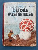 Tintin : L'Étoile Mysterieuse, 1943 dos blanc, Une BD, Utilisé, Enlèvement ou Envoi, Hergé
