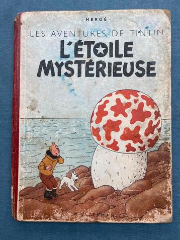 Tintin : L'Étoile Mysterieuse, 1943 dos blanc