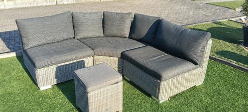 Tuin Hoek-lounge set ( 2stuks), Tuin en Terras, Tuinsets en Loungesets, Zo goed als nieuw, Loungeset, Wicker, 8 zitplaatsen, Ophalen